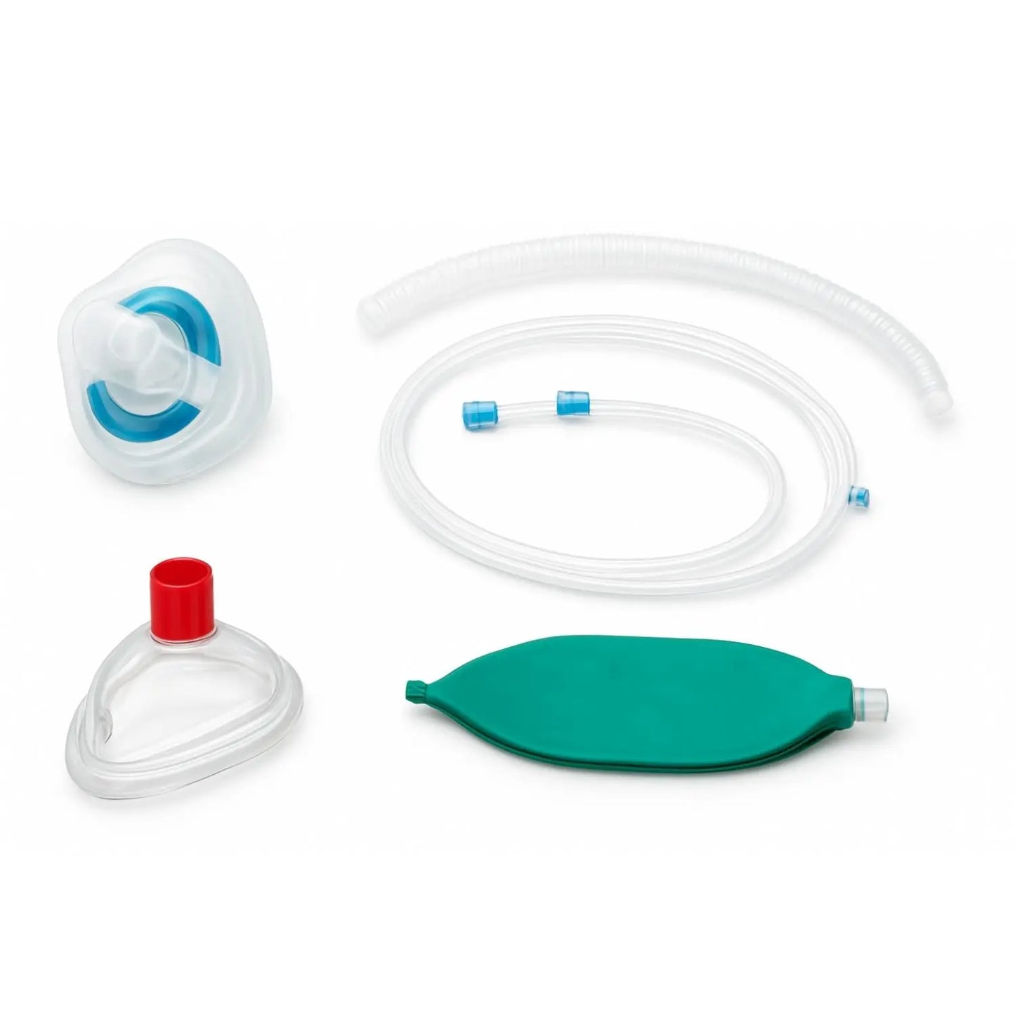 Circuito de anestesia para adulto desechable, completo; filtro, mascarilla y bolsa Caja c/10pzs