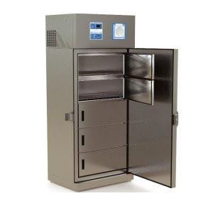 Congelador vertical de 14 pies Beracah Medica en acero inoxidable con puerta sólida y temperatura de -20°C sin graficador