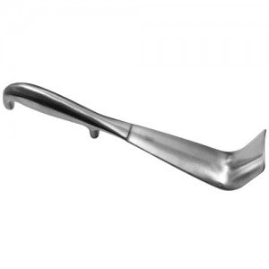 Separadores Doyen vaginales Beracah Médica, retractor vaginal Doyen Chico en acero alemán, 25x4.6x7.3 cm, uso médico.