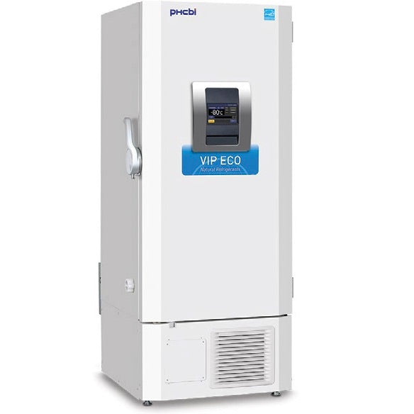 Congelador vertical ultracongelador de -50°C a -90°C, 18.6 pies, marca Beracah Medica, de almacenamiento en frío.