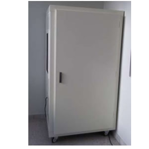 Cabina Sonoamortiguada Movil de 105 x 80 x 180 cm con Ruedas Atenuacion 38/40