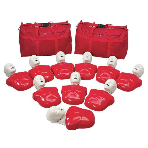 Set de 10 maniquíes RCP básicos Buddy de Beracah Médica, maniquíes para entrenamiento en reanimación cardiopulmonar