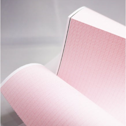 Papel para ECG en Z de 21.5 x 27.9 cm, 10 paquetes con 180 hojas, marca Beracah Médica, para registros médicos.