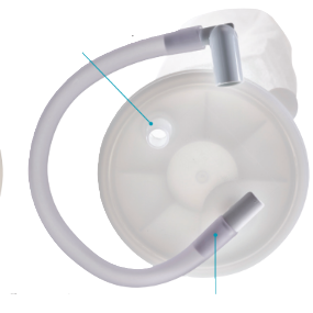 Bolsas para desechos biológicos Beracah Medica, receptal de 1500ml, sin válvula, con liner blanco, pack de 50 unidades