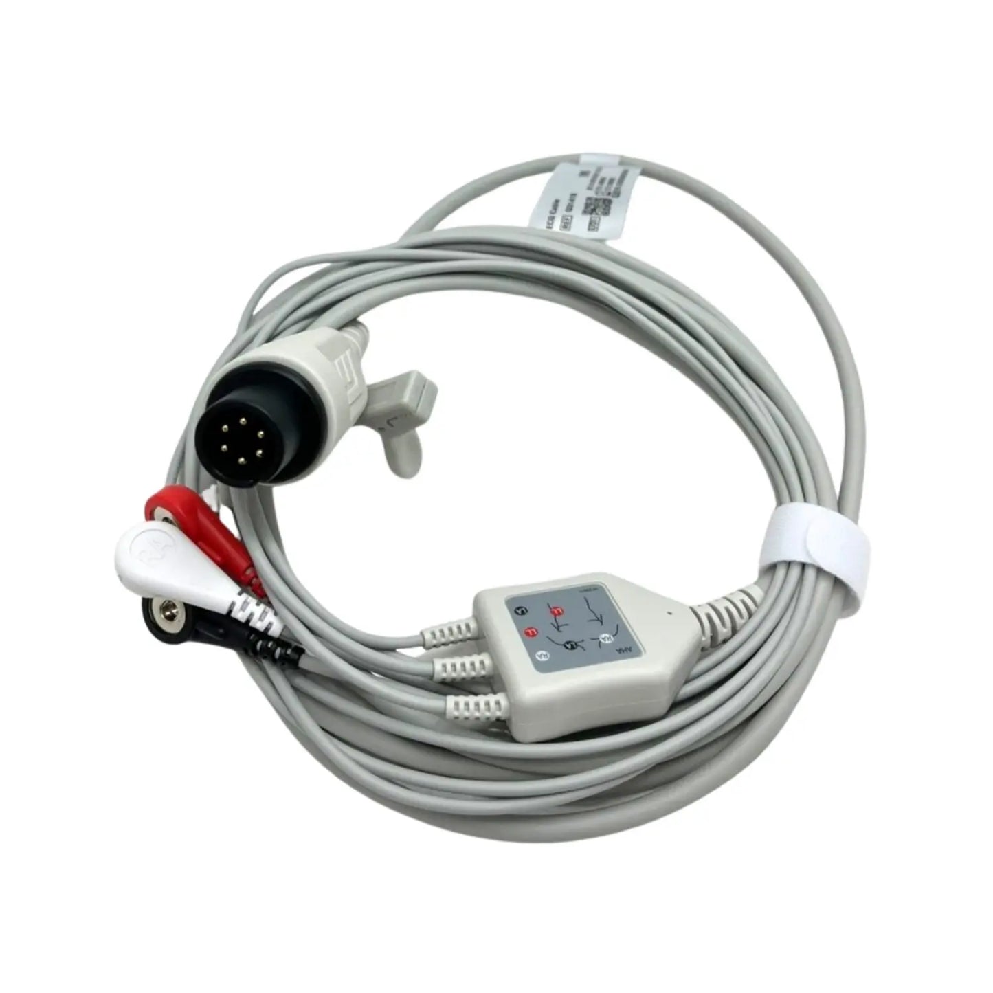 Cable ECG 3 derivaciones snap compatible con multimarca