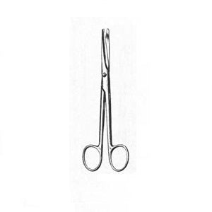 Tijeras Mayo rectas de 6 3/4 pulgadas Beracah Médica, herramienta profesional para corte preciso en peluquería y estética.