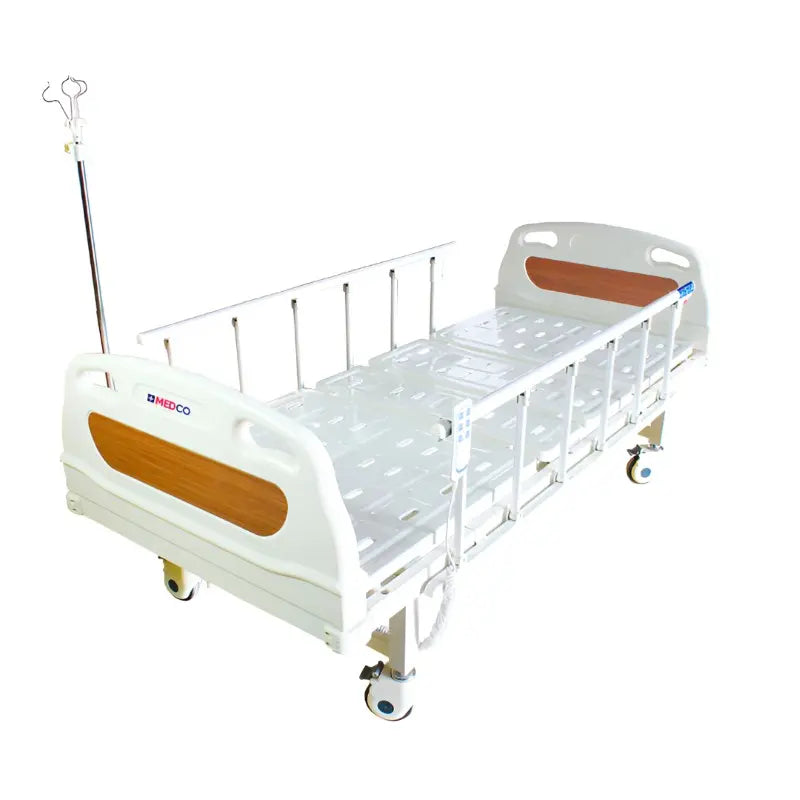 Cama para Hospital Electrica con 2 Posiciones y Barandales de Aluminio