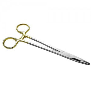 Porta agujas Olsen Hegar de 16 cm en acero al tungsteno, herramienta médica de alta calidad de la marca Beracah Médica.