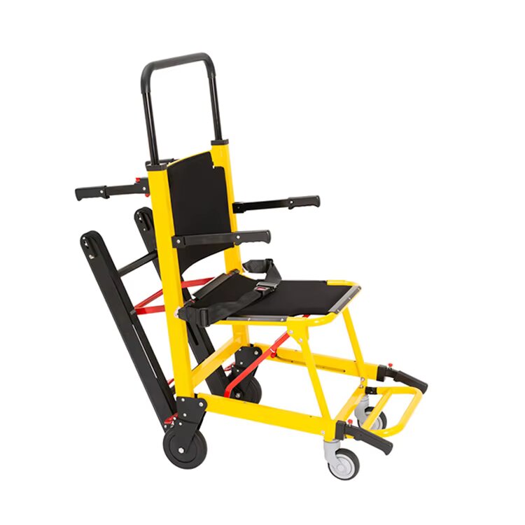 Silla de traslado de emergencia Salvaescaleras MSI de Beracah Medica, diseñada para transporte seguro en escaleras