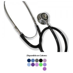 Estetoscopio duplex de doble campana Beracah Medica, instrumento médico para auscultación con doble campana en color negro