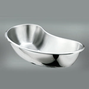 Riñón de acero inoxidable de 17.2 x 9.5 x 3.4 cm, utensilio médico de la marca Beracah Medica, visible en la imagen.