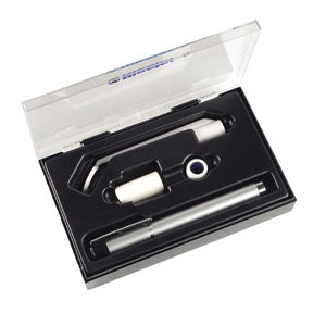 Conjunto de lámpara y espejo Cat. RIS-5090 Riester de accesorios y refacciones Beracah Médica, con lámpara y espejo en la imagen.