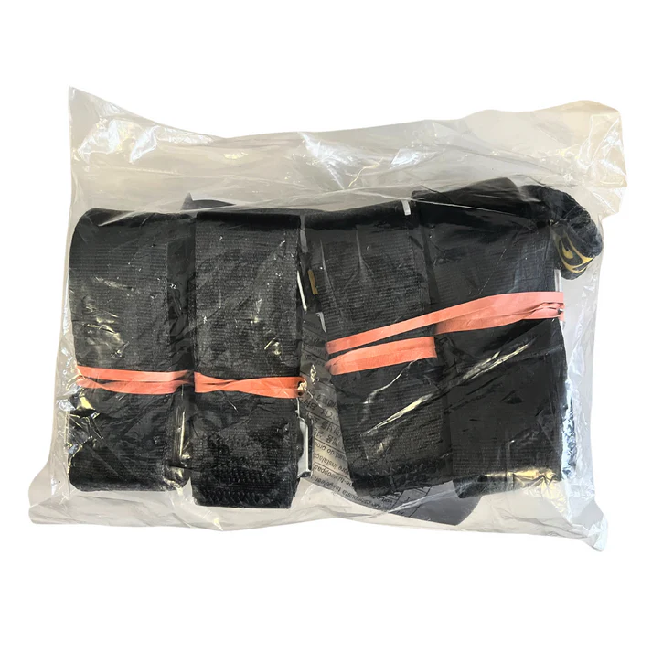 Kit de sujeción completo XPR de Beracah Médica para carro y camilla, con inmovilizador de cuerpo completo en la imagen.