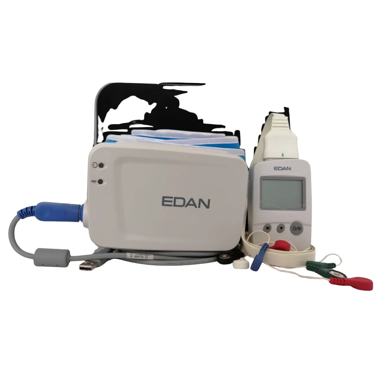 Equipo médico Beracah Medica con módulo de adquisición de ECG DX12 para manejo de datos en prueba de esfuerzo.