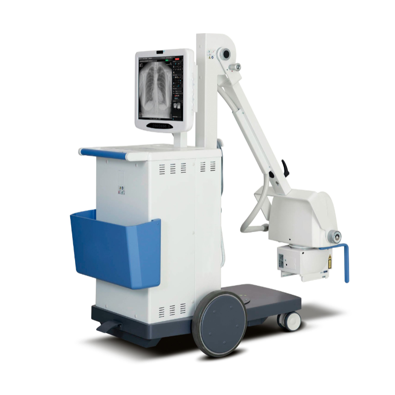 Equipo de rayos X móvil digital RX320D de Beracah Medica, con pantalla y brazo articulado para imágenes médicas precisas