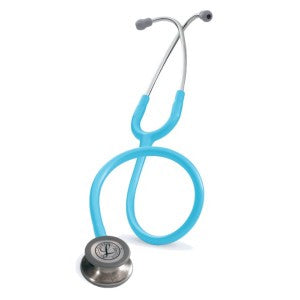 Estetoscopio Littmann Classic III para adultos en color turquesa, con diagrama de sonidos y tubos flexibles, de marca Beracah Medica.