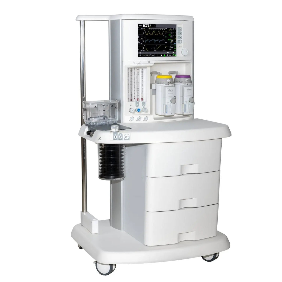 Maquina de anestesia Intermedia Morpheus M de Beracah Medica, equipo para anestesia adulto, pediátrico y neonatal.