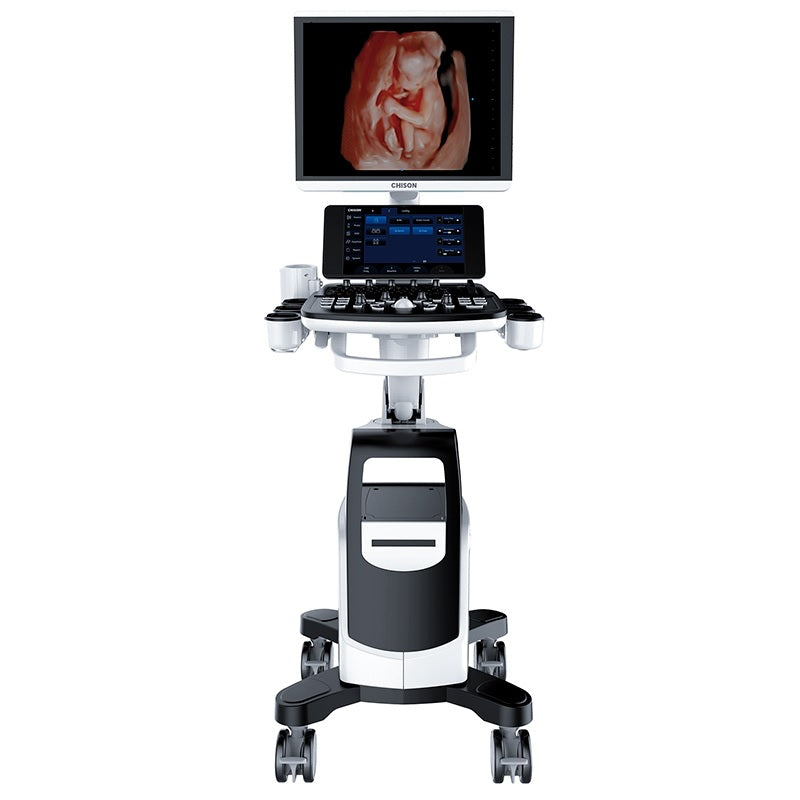 Ultrasonido de gabinete Doppler color Beracah Medica 19" con tres transductores para estudios médicos avanzados