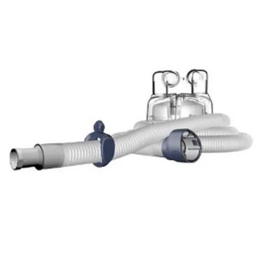 Circuito respiratorio junior para sistema AIRVO 2 de Beracah Medica, con tubos y conexiones para ventilación y anestesia.