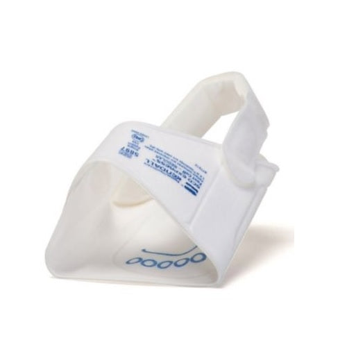 Par de botas de pie SCD express mediana de Beracah Medica, equipo médico para terapia de compresión en imágenes.