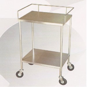 Mesa Pasteur MSI de acero inoxidable sin cajón de Beracah Medica, superficie lisa y resistente para uso médico.
