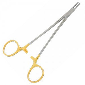 Porta agujas intracardiaca Ryder de 6 pulgadas (15.2 cm) en tungsteno, fabricado por MSI y marca Beracah Médica.