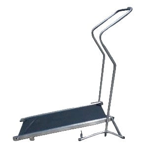 Caminadora acuática MSI de 21 rodillos en acero inoxidable, diseñada para ejercicio en piscinas, en un entorno de gimnasio.