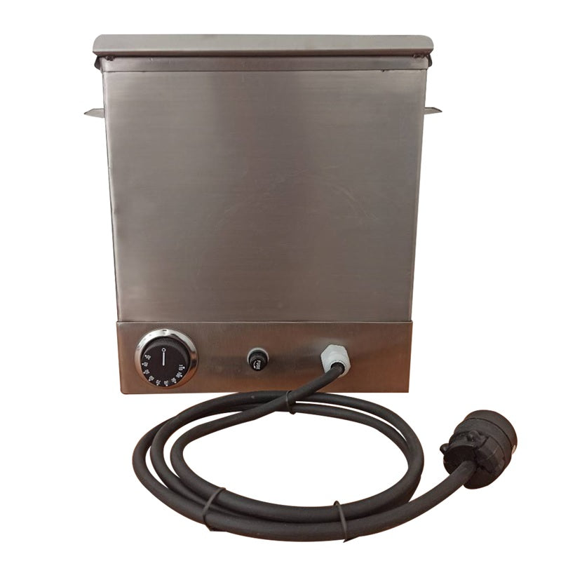 Compresero caliente de acero inoxidable para 6 compresas, con compresas incluidas, de la marca Beracah Medica.