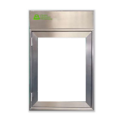Transfer para central de equipos Beracah Medica, serie Mobylia con 2 puertas, diseñado para equipos de Ceye.