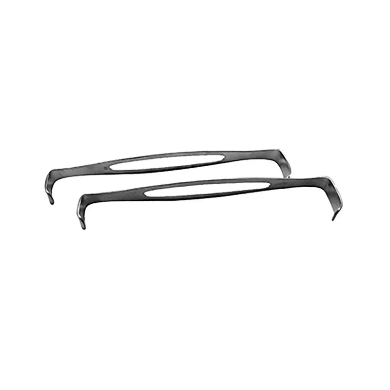 Separador US Army o Parker-Langenbeck de 21-22 cm, juego de dos, en acero premium alemán, para procedimientos médicos.