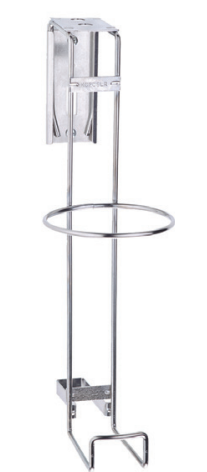Soporte de acero inoxidable para aspirador de 1500 ml y 2000 ml, accesorios y refacciones de la marca Beracah Medica.