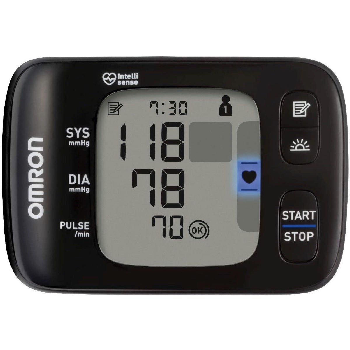 Baumanómetro digital automático de muñeca Beracah Médica con conectividad Bluetooth y capacidad para 100 memorias por usuario.