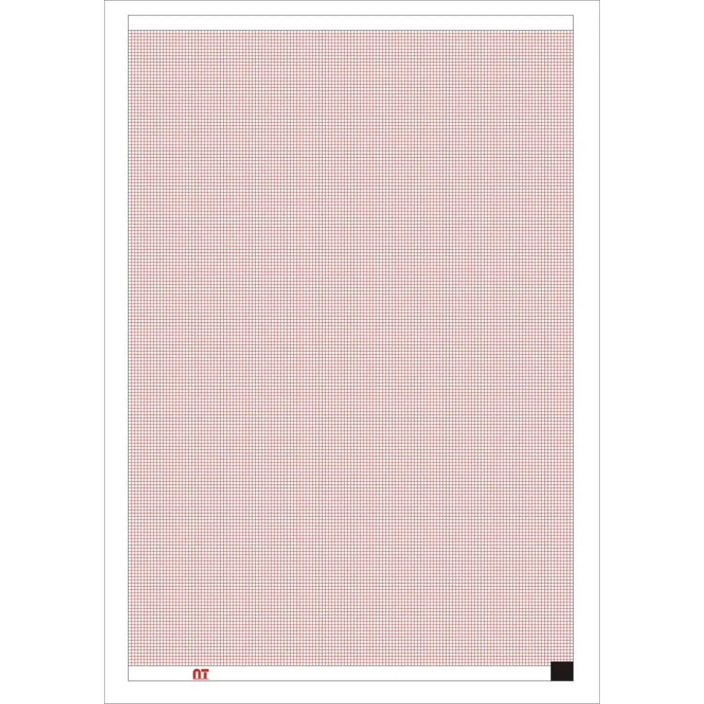 Papel para ECG en Z de 21 x 14cm x 20m para ZGN-90 caja c/20 paq. c/142 hojas