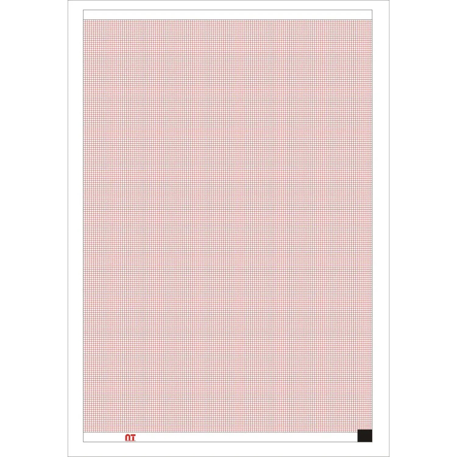 Papel para ECG en Z de 21 x 14cm x 20m para ZGN-90 caja c/20 paq. c/142 hojas