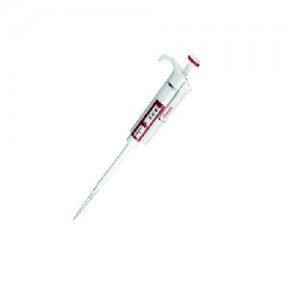 Micropipeta MSI FINNPIPETTE F1 de Beracah Medica, con rango de 10 a 100µL, en color gris y diseño ergonómico.