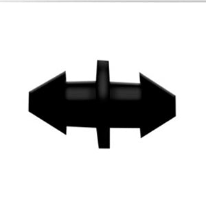 Conector universal para manguera de la marca Beracah Medica, con diseño resistente y compatible con diferentes tamaños de manguera.