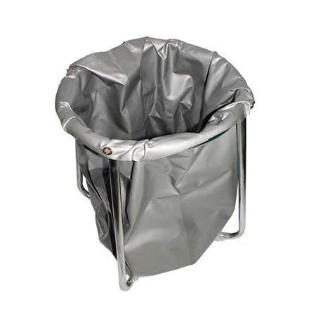 Carro para ropa sucia Beracah Médica con bolsa de lona interior en color verde olivo, ideal para lavandería y almacenamiento.