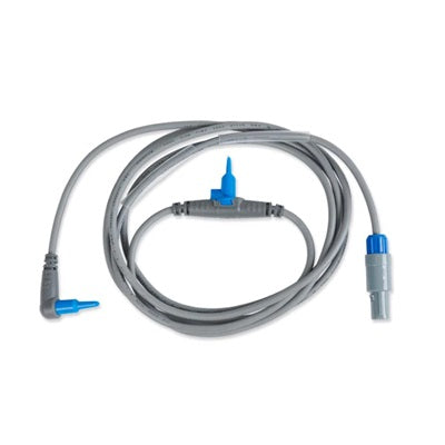 Sensor de temperatura de 1.85 mts para humidificador Beracah Médica, compatible con MR850 y HC550, con cable flexible y conectores.