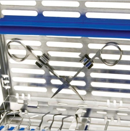 Clips para instrumentos con bisagra de la marca Beracah Médica, paquete con 2 accesorios y refacciones médicas.