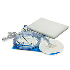 Kit de apósitos V.A.C. Whitefoam de 10x15x1cm de Beracah Medica, gasas para heridas, en paquete grande.