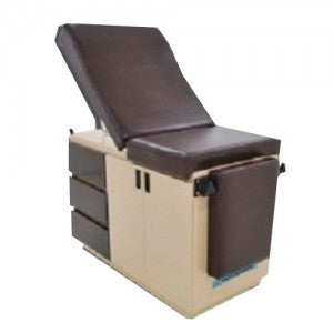 Mesa de exploración MSI Innova Michel sin pierneras ni sangrera, marca Beracah Médica, con superficie limpia y estructura estable