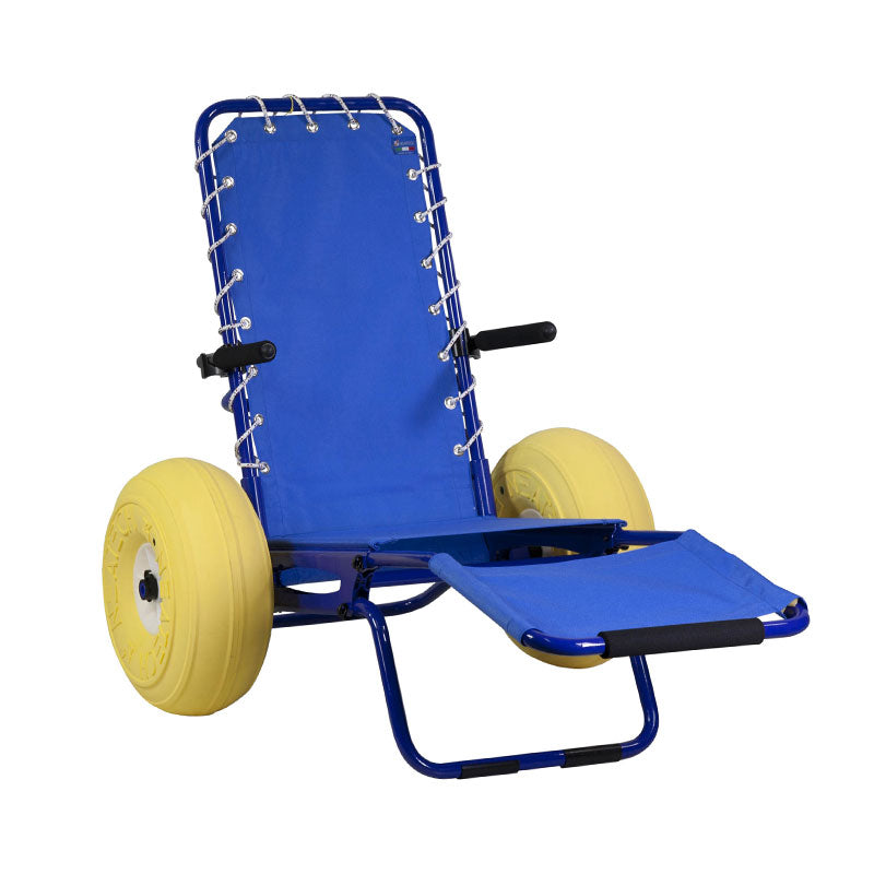 Silla anfibia JOB de Beracah Medica con capacidad de carga de 125kg, diseñada para equipos anfibios y uso médico.