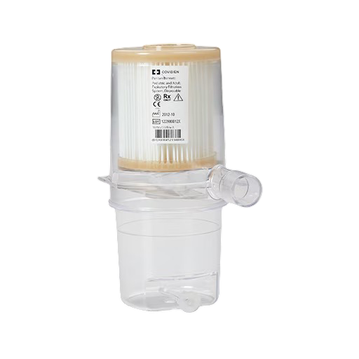 Filtros espiratorios desechables para espirometro adulto y pediátrico de la marca Beracah Medica, caja con 12 piezas.