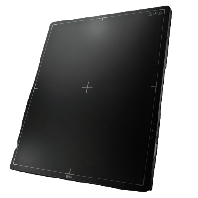 Digitalizador de panel plano LG negro de 14x17 pulgadas, compatible con equipos médicos Beracah Medica.