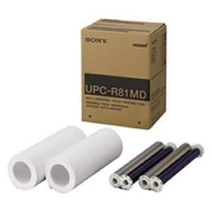 Papel para ultrasonido Beracah Médica, 2 rollos tamaño carta, ideal para impresiones digitales médicas.