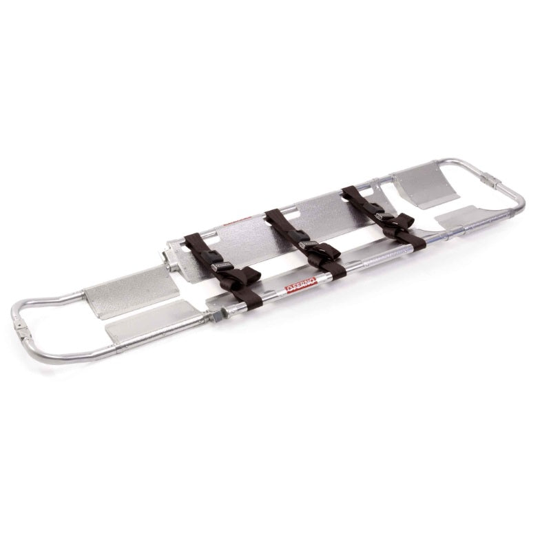 Camilla de Aluminio Tipo Scoop mod. 65 con Tirantes de Polipropileno y Hebillas de Plastico