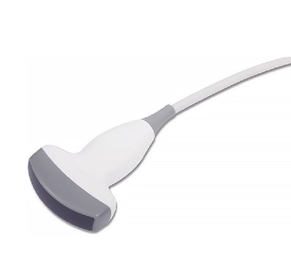 Transductor convexo X2-6C de Beracah Medica, dispositivo médico con cabezal redondo para ecografías.