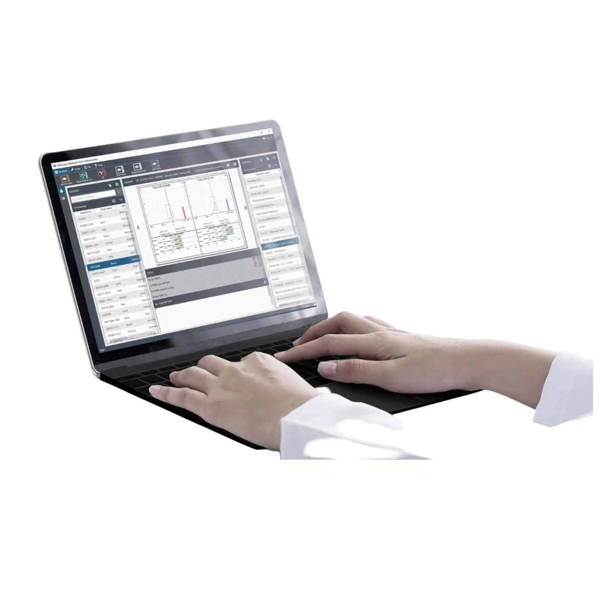 Accesorios y refacciones para audiometros Otoaccess 2.4 de Beracah Medica, imagen de componentes para equipos auditivos.
