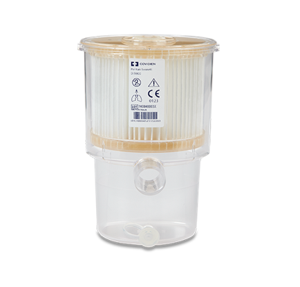 Filtro exhalatorio desechable para ventilador adulto, marca Beracah Medica, en caja con 12 unidades, accesorio para ventiladores.