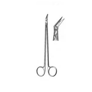 Tijeras Potts-Smith de 7 pulgadas en ángulo de 60 grados, marca Beracah Médica, con mango ergonómico y filo afilado